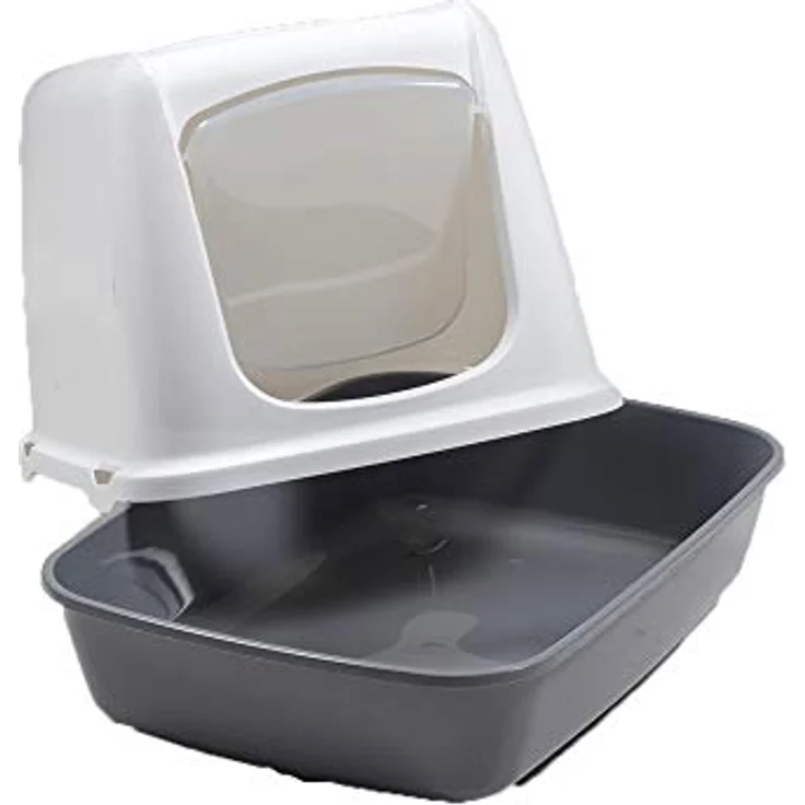 Katzentoilette "Oscar" grau 50 x 37 x 39 cm – Bild 2