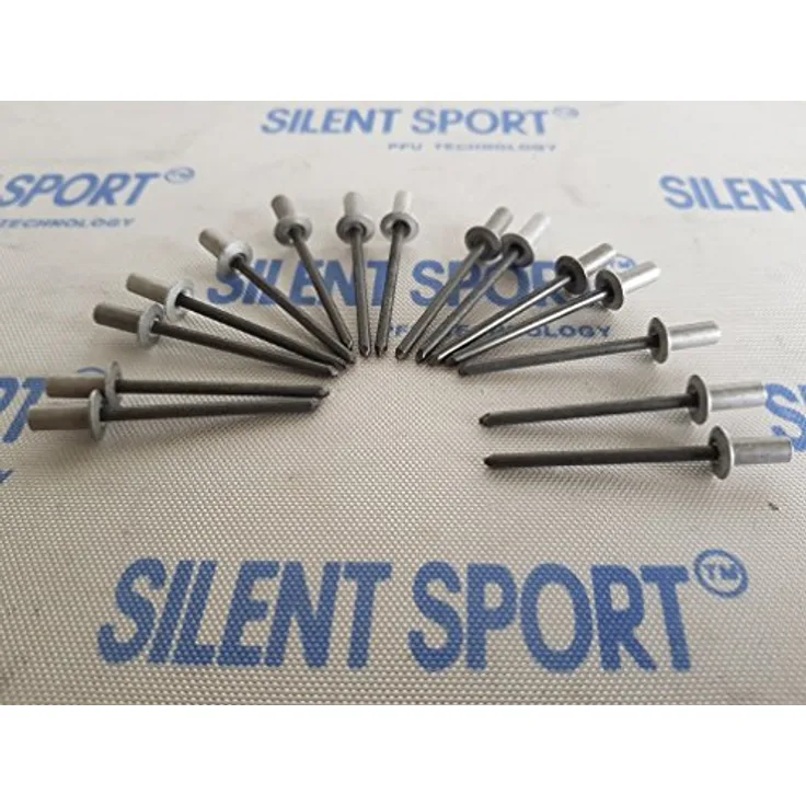 Silent Sport Premium Gasdichte Spezialnieten/Blindnieten für Schalldämpfer/Auspuffe, 15 Stk. für optimale Abdichtung und Langlebigkeit
