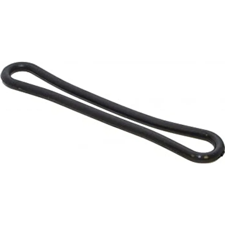 Dreamprint 100x Gummispannringe 20 cm 8 mm oval schwarz Gummischlinge Gummi-Spannring Gummiband Gummispanner für Anhänger LKW Plane