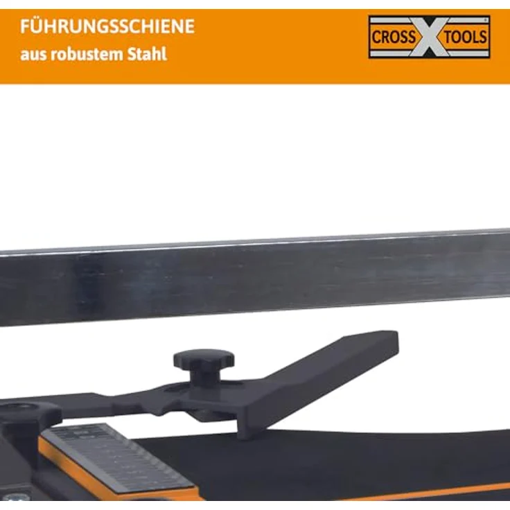 Cross Tools 68659 CUT 730 manueller Fliesenschneider, schwarz-orange – Bild 7