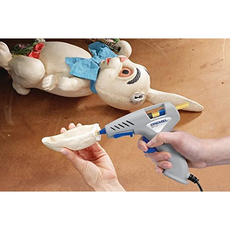 Dremel GG03 Holz-Klebestifte - Zubehörsatz für Dremel 910 Heißklebepistole mit 12 Heißklebestiften 7mm, hohe Temperatur, zum Kleben von Holzstoffen – Bild 4
