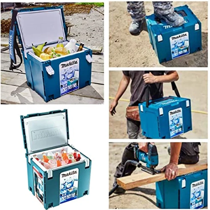 Makita Makpac 4 System Koffer Cool Case Kühlbox 18 Liter Volumen mit Isolierauskleidung 198253-4 – Bild 4