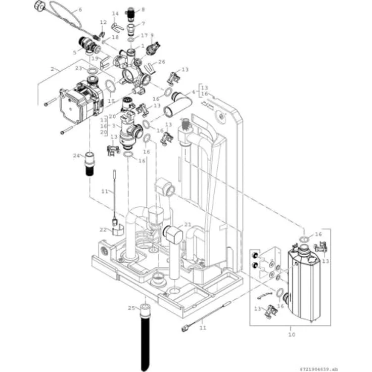 Junkers Bosch Compress CS5800iAW 12 E, Luft/Wasser-Wärmepumpe, wandhängend – Bild 4