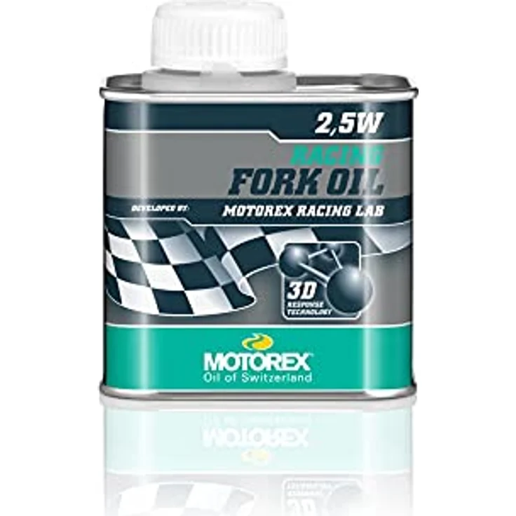 Motorex Racing Fork Oil Gabelöl 2,5W, Transparent, 250 ml, ergonomisches Design – Bild 2