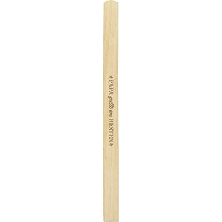 GRUSS & CO Grillzange Motiv "Papa"| Holzgrillzange, Grillzange aus Buchenholz, 30 cm, mit eingebranntem Motiv | Geschenk Küche, Grillen, Vatertag | 47815 – Bild 2