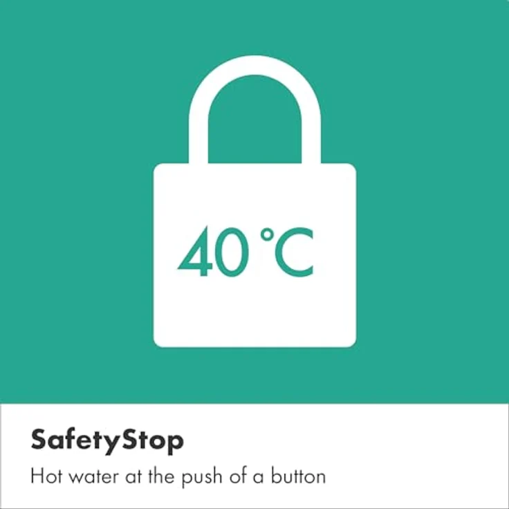 hansgrohe Ecostat Comfort Q Duschthermostat Unterputz, Duscharmatur mit SafetyStop bei 40°C für 2 Verbraucher, Polished Gold Optic, 33713990 – Bild 5