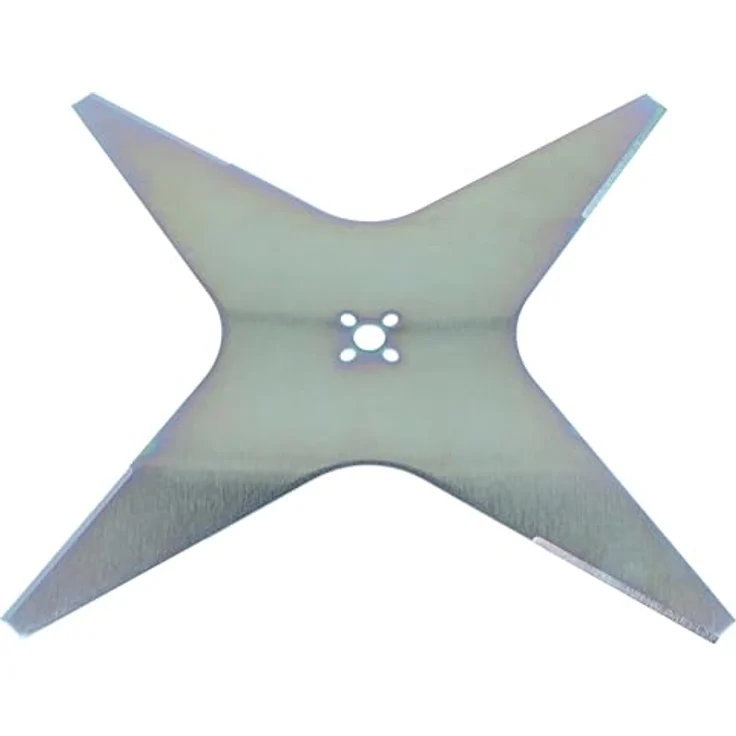 vhbw Rasenmähermesser für Ambrogio L200 B19, L200 Carbon, L200 Evolution 1Li, L200R, Stahl, grau, hohe Schneidleistung, einfach zu montieren – Bild 3