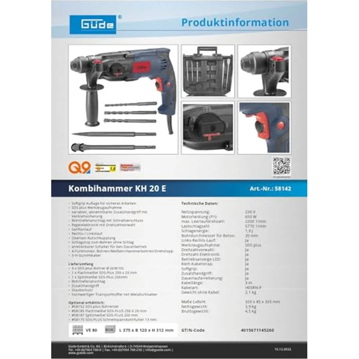 Güde KH 20 E (58142) – Bild 4