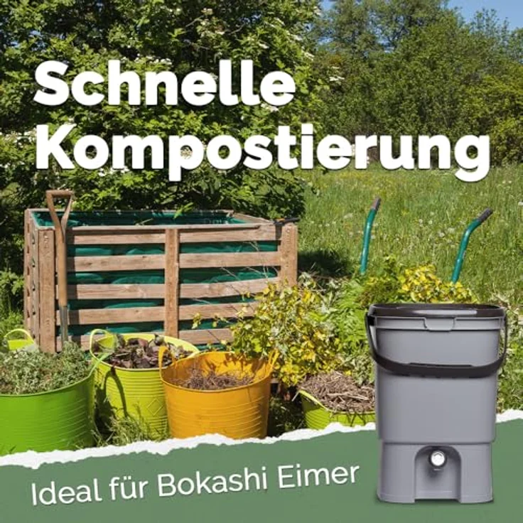 DIMIKRO Bokashi Ferment - Bio Qualität 2 kg, Fermentationshilfe für Bokashi Eimer und Kompost, geruchshemmend und schimmelresistent, im luftdichten Eimer – Bild 4