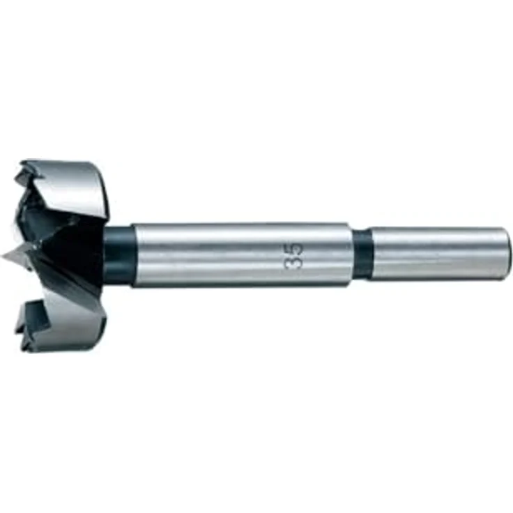 Makita Forstnerbohrer D-42282, 35,0x90mm mit HSS Zentrierspitze und Rundschaft für Holz – Bild 1