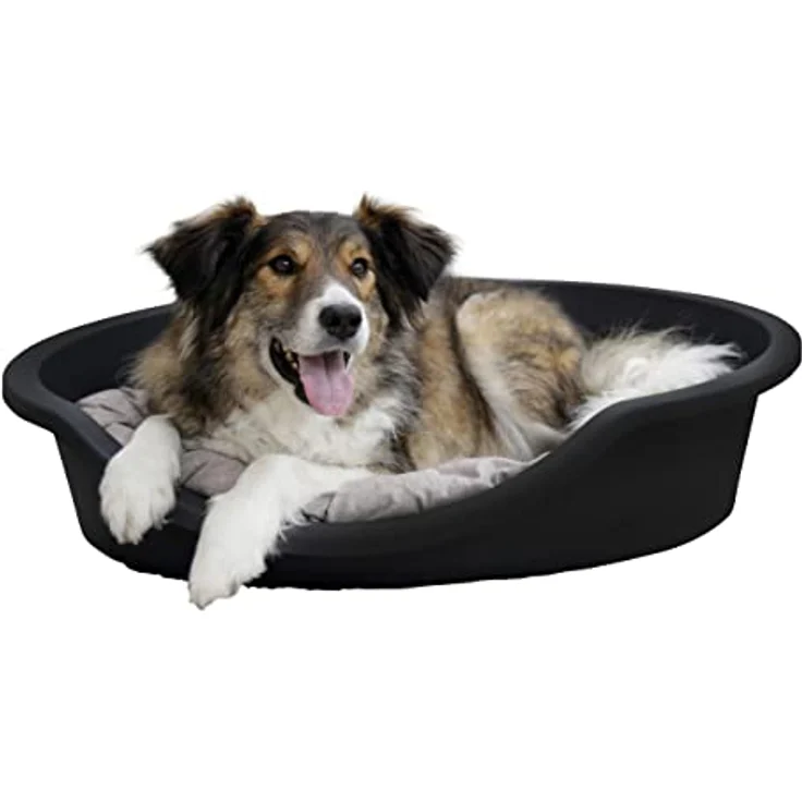 Kunststoffbett Dreamer, recycl., schwarz, 60x40x20cm, – Bild 3