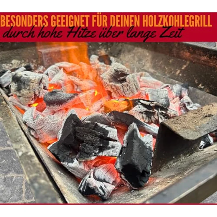 BlackSellig Steakhouse-Grillkohle 10 kg – Bild 5