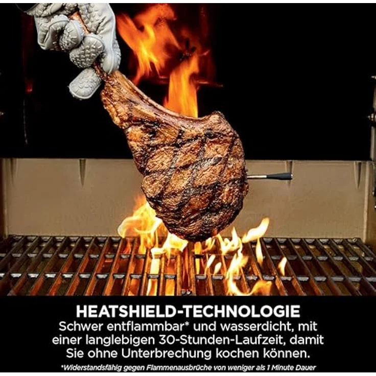 Ninja ProChef Kabelloser Temperaturfühler/Bratenthermometer, 50m Bluetooth-Reichweite, 30h Batterielaufzeit, App-Verbunden, Hitzebeständig, Wasserdicht, WP100EU – Bild 3