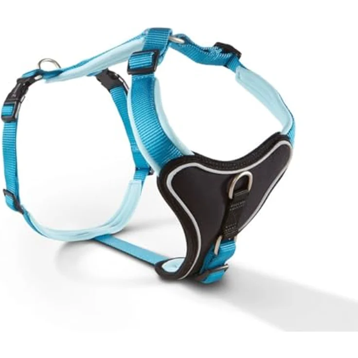 Wolters Hunde-Geschirr Professional Comfort, ergonomisches Geschirr mit reflektierenden Nähten und weicher Neopren-Polsterung, Größe 4 (Bauchumfang 45-50 cm) – Bild 2