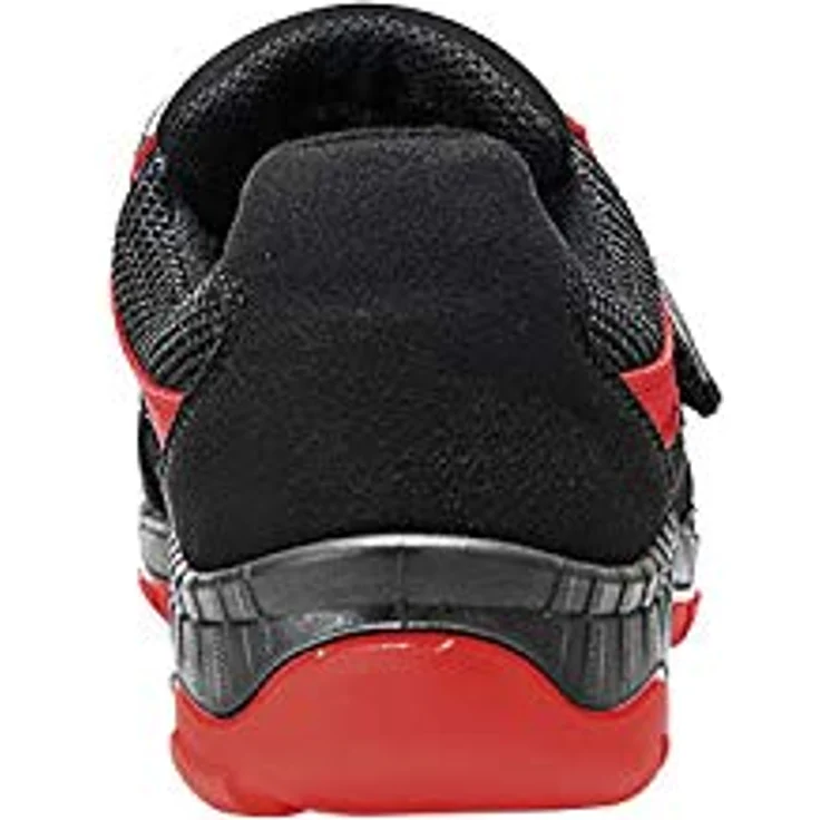 ELTEN Sicherheitsschuhe LONNY red Easy ESD S1P, Damen und Herren, Textil, Stahlkappe, leicht, sportlich, Schwarz/Rot, Größe: 42 – Bild 5