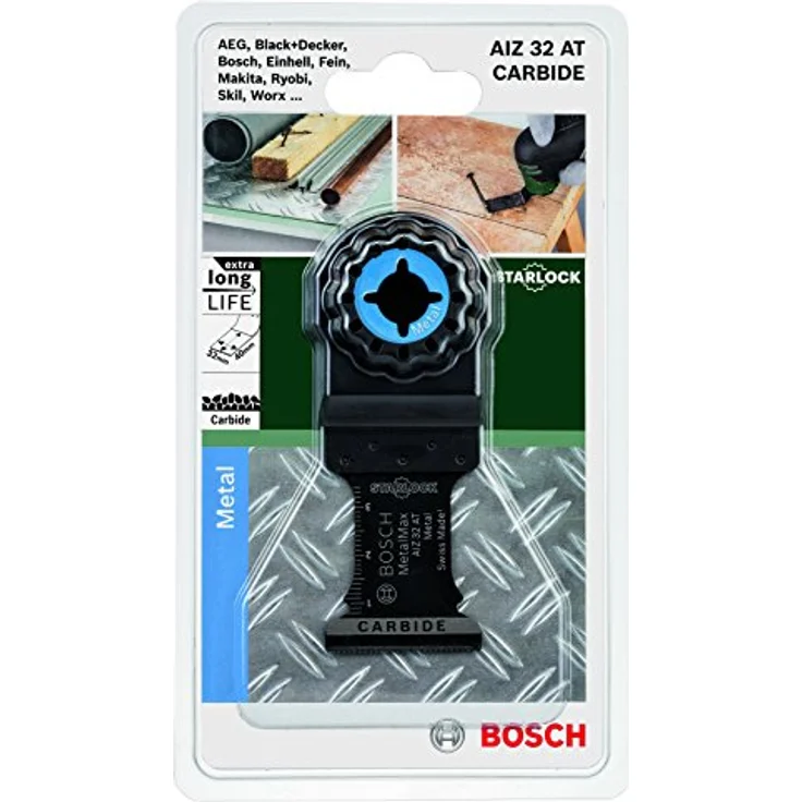 Bosch Karbid Tauchsägeblatt Metall für Multifunktionswerkzeuge Starlock (AIZ 32 AT) - Preisvergleich – Bild 2