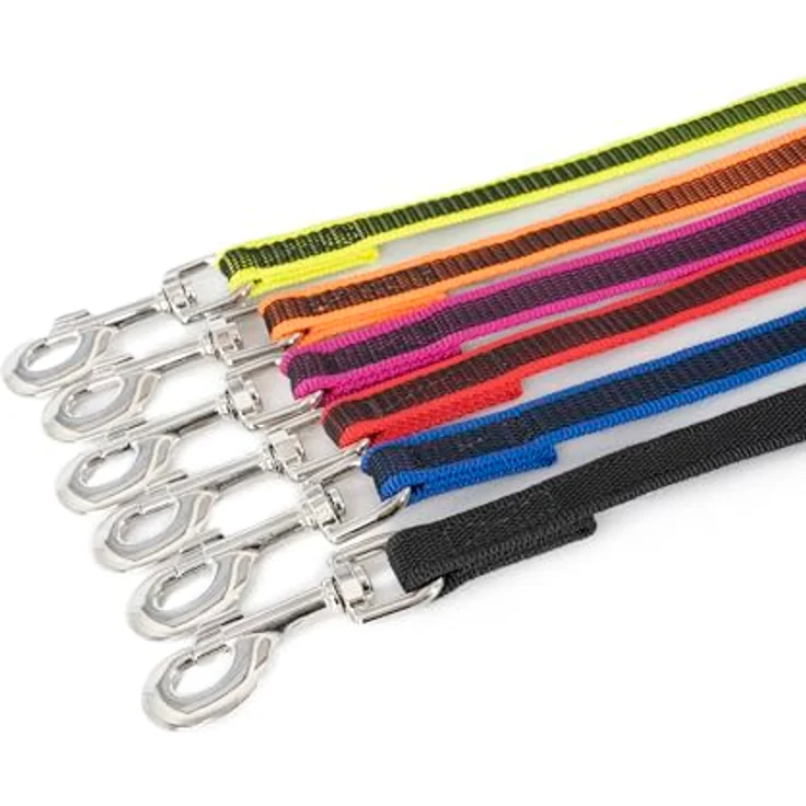 Julius-K9 Gummierte Leine mit Schlaufe Schwarz - Grau Grösse 3 (3, Hund, Allgemein), Halsband + Leine - Strapazierfähige Hundeleine mit eingewebten Gummifasern – Bild 4