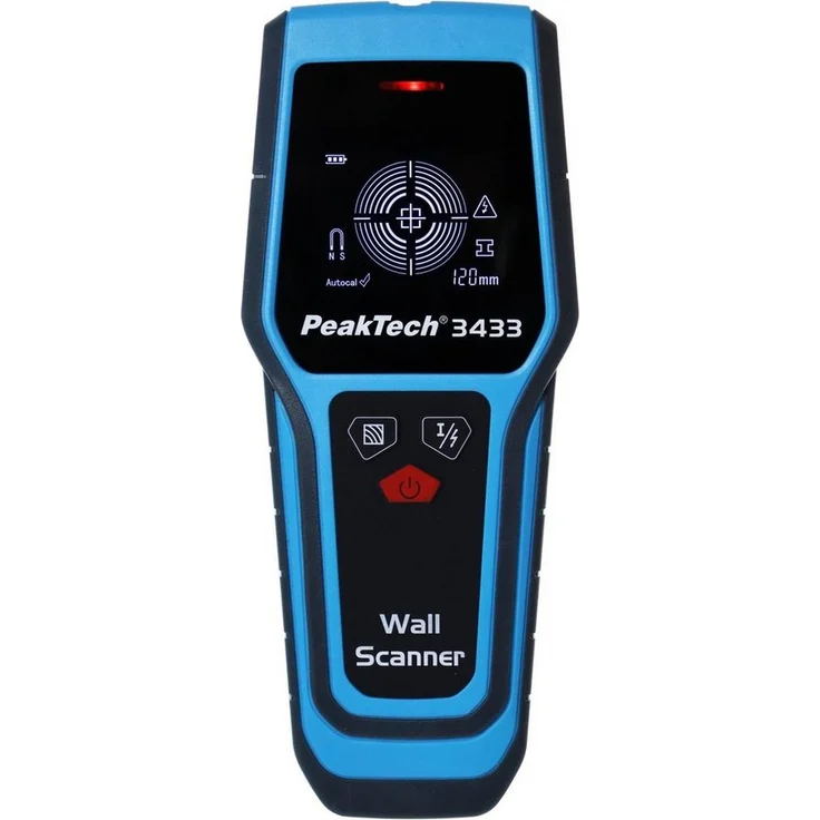 PeakTech Leitungsortungsgerät PeakTech P 3433: Digitaler Wandscanner, 1-tlg. mit invertierter LCD Anzeige - Preisvergleich