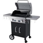 Steba VG 7000 Deluxe Grill mit 2 individuell regelbaren Heizsystemen, leistungsstarkes Grillen bis zu 300°C, 54 x 32 cm, emaillierte Stahlgussplatten