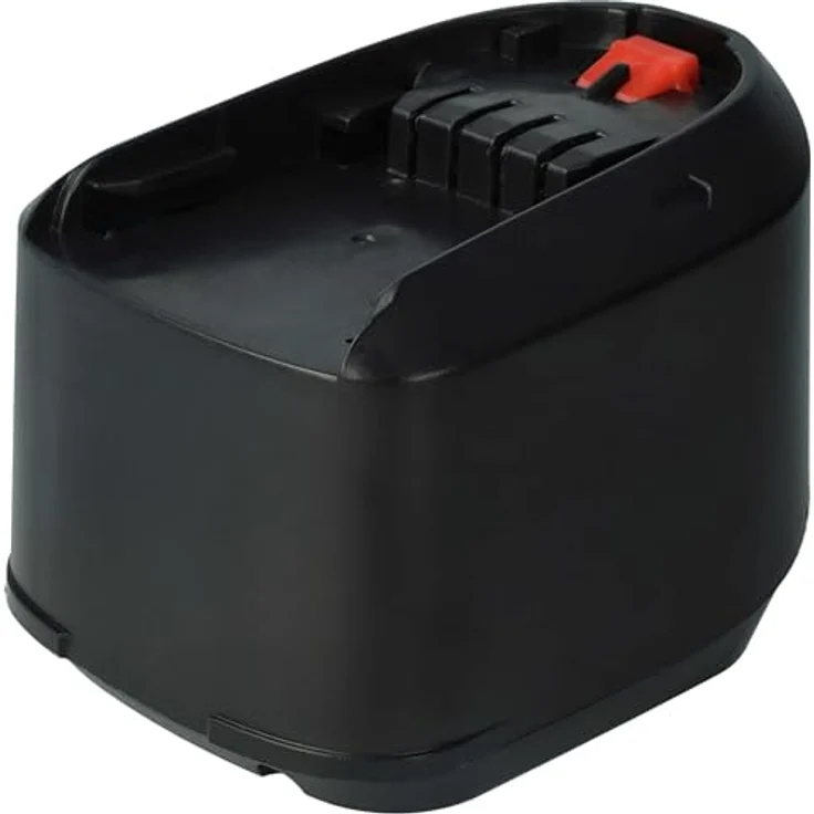 vhbw Akku kompatibel mit Bosch AHS 48/52 LI, AHS 55-20 LI, AHS 50-20 LI, AdvancedOrbit 18 Werkzeug, Akku-Gartengerät (5000 mAh, Li-Ion, 18 V) - schwarz/rot – Bild 2