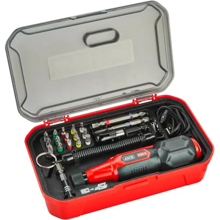 4K5, Schraubenzieher, Tools PDS 5-Set E-Schraubendreher Größe (Schraubendreher) 1/4\ (Innensechskant, Schlitz, Pozidriv-Kreuzschlitz (PZ), T-profil, Phillipps-Kreuzschlitz (PH)) – Bild 5