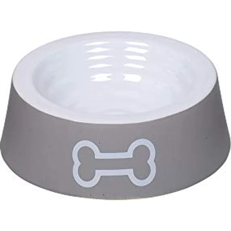 Nobby Keramik Napf Big Bone, grau Ø 16 x 5 cm, 0,18 l, 1 Stück