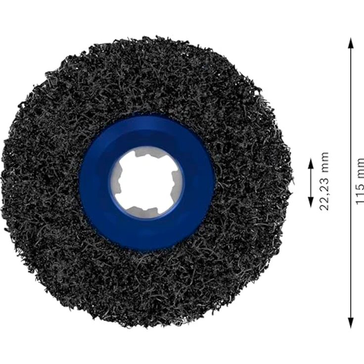 Bosch Professional Reinigungsscheibe X-LOCK Cleaning Disc N377 (Metall und Edelstahl, Ø 115 mm, Zubehör Winkelschleifer) – Bild 2