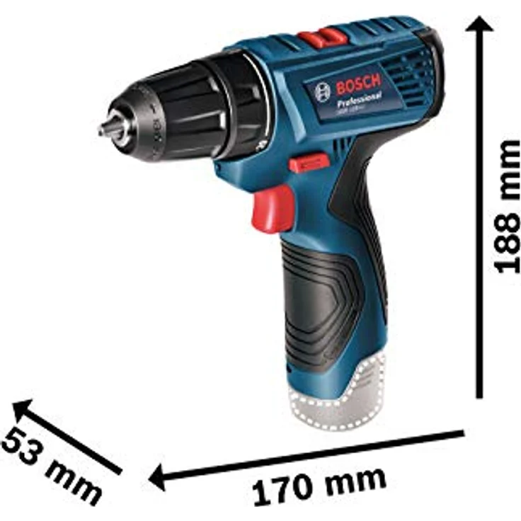 Bosch Professional Akku-Bohrschrauber GSR 120-LI 2 x 2,0 Ah Akkus 06019G8000 – Bild 4