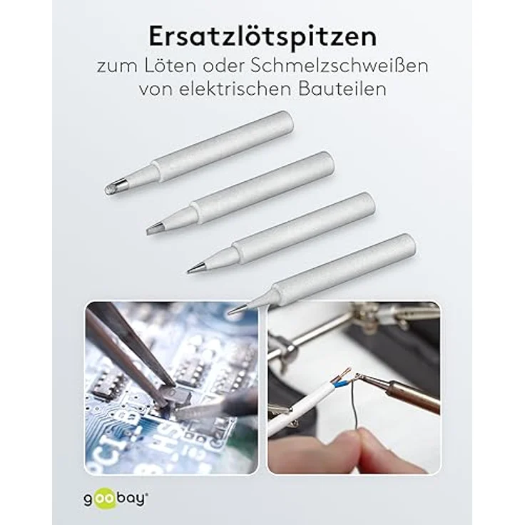 Fixpoint ErsatzLötspitzenset für Lötstation EP5 - EP6 - 4 verschiedene Ausführungen – Bild 7