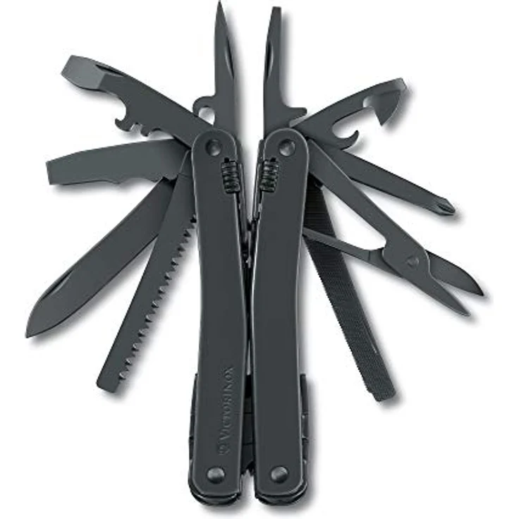 Victorinox, Multifunktionswerkzeug, Swiss Tool Spirit XBS, schwarz (27 Funktionen, Feststellklinge, Kombi-Spitzzange, Drahtschneider) – Bild 5