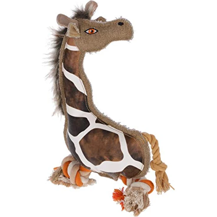 Kerbl Maxi-Pet 80818 Hundespielzeug Giraffe Gina, 29cm