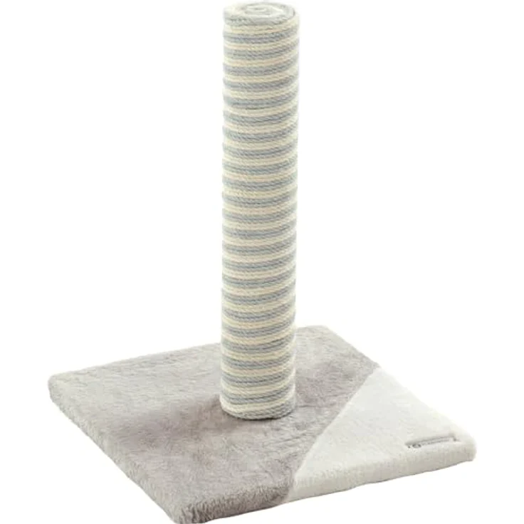Flamingo KRATZBAUM Glen, grau, 30x30x40 cm, ideal für Katzenpflege und Krallenpflege – Bild 1