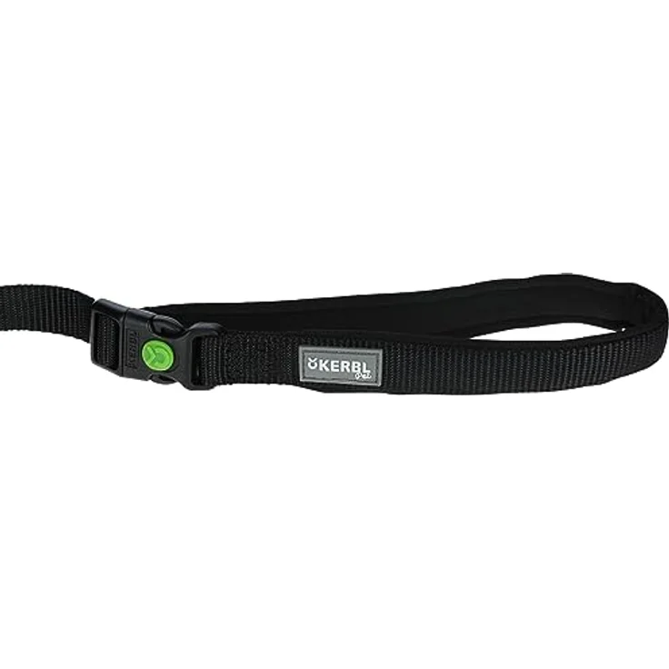 Kerbl Pet Miami Multi-Führleine, schwarz, 20 mm, 180 cm, stufenlos verstellbar mit integriertem Kurzführer und Karabinerhaken – Bild 4