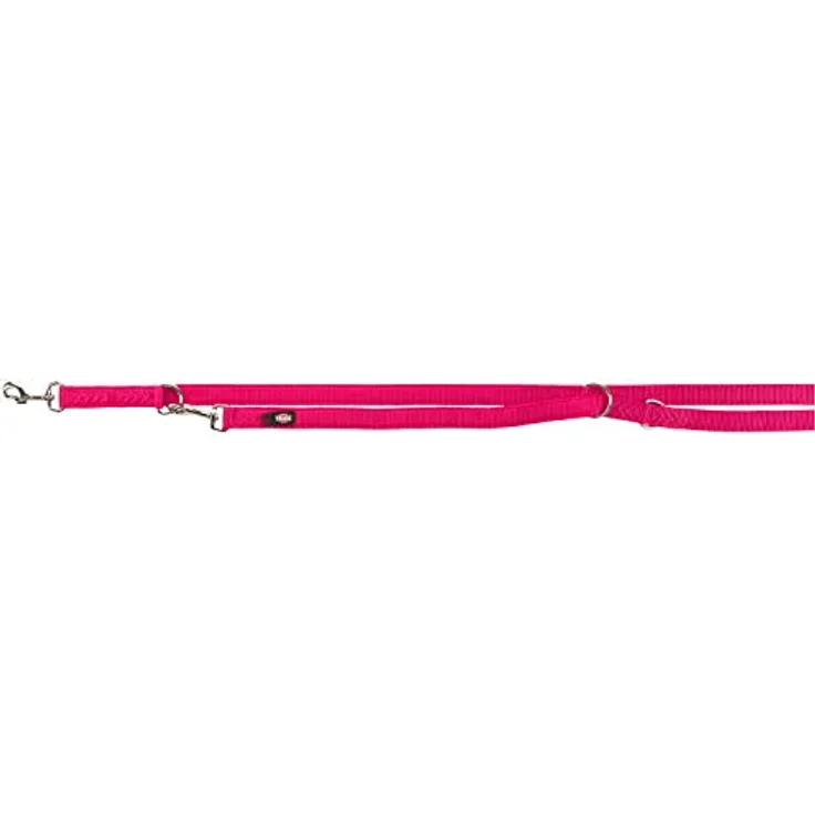 TRIXIE Ramal New Premium Doppelschicht Fuchsia Hundegeschirr - Flacher Riemen, 3-fach verstellbar, Extra Kupplung – Bild 1