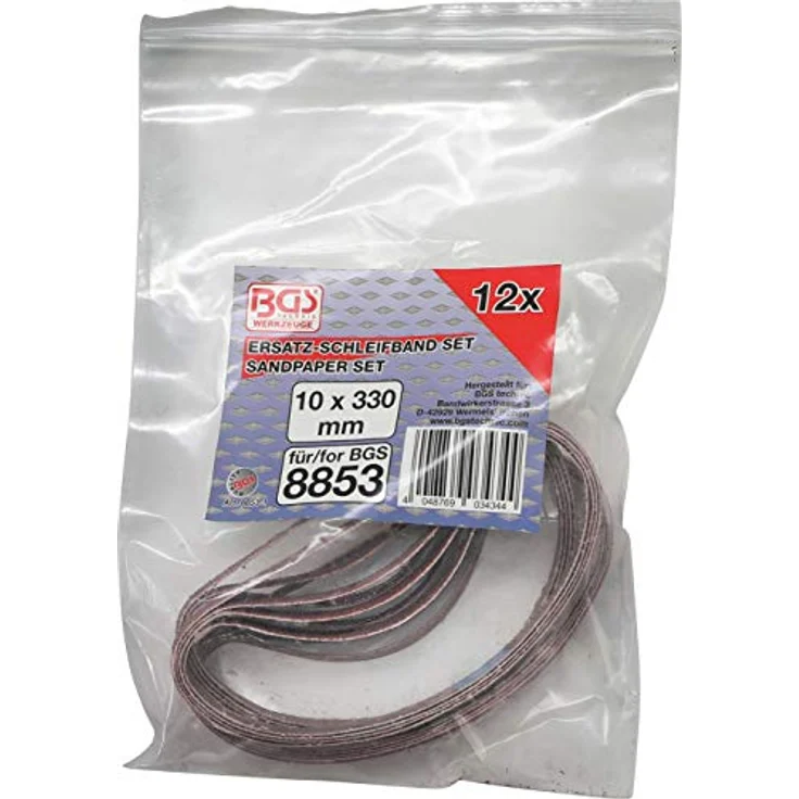 BGS 8853-1 | Schleifband | 10 mm x 330 mm | 12 Stück für Art. 8853 – Bild 6