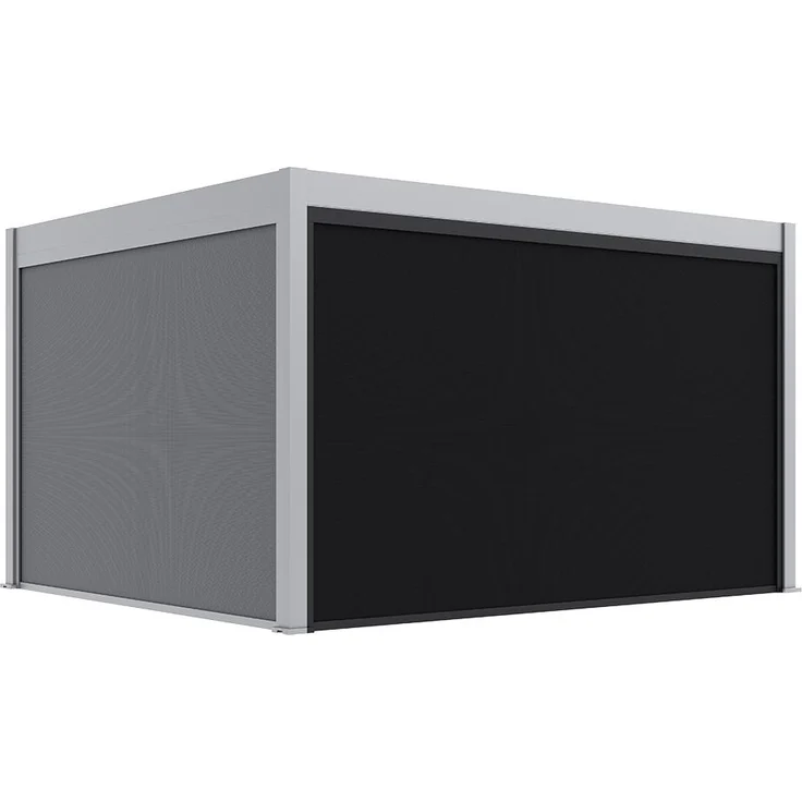 Paragon Outdoor Seitenteil für Pergola Grand Tuscan, verstellbar, Aluminiumrahmen, robustes Outdoorgewebe, Sonnenschutz 95% blockierend, für lange Seite Gr. 14
