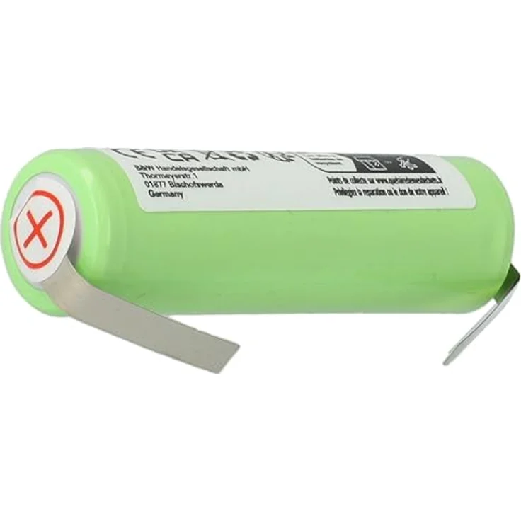 Vhbw Akku für Braun 6515, 6518, 6520, 6522, 6525, 6550, 6610, 6620, 6680, 2500mAh, 1,2V, NiMH, hochwertige Energieversorgung – Bild 2