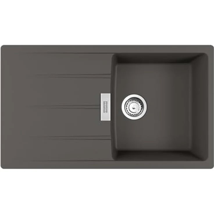 Franke Centro CNG 611-86 Granitspüle in Schiefergrau, reversibles Becken, 86 x 50 cm, passend für Unterschränke ab 50 cm – Bild 1