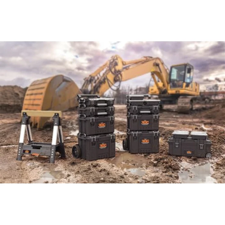 Keter ROC PRO GEAR 2.0, Werkzeugkoffer aus Aluminium, wasserdicht und mit ergonomischem Griff, 1 Teil – Bild 11