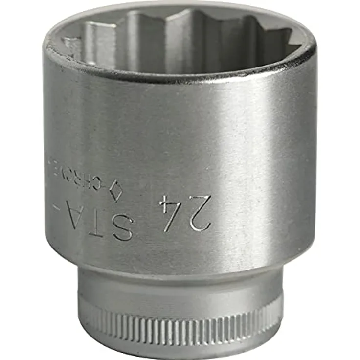 Stahlwille Bit- und Steckschlüsselset 3/8″, 24 mm, aus HPQ®-Hochleistungsstahl, verchromt, DIN 3124 und ISO 2725-1