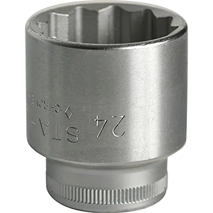 Stahlwille Bit- und Steckschlüsselset 3/8″, 24 mm, aus HPQ®-Hochleistungsstahl, verchromt, DIN 3124 und ISO 2725-1 – Bild 1