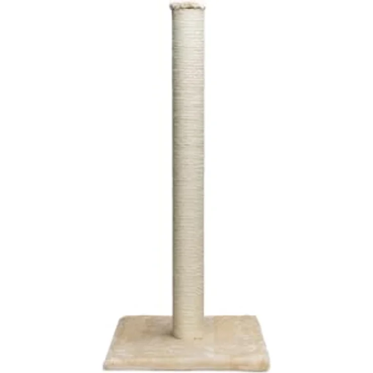Beeztees Gina XL Kratzbaum, beige, 40x40x90cm, robustes Sisal – Bild 2