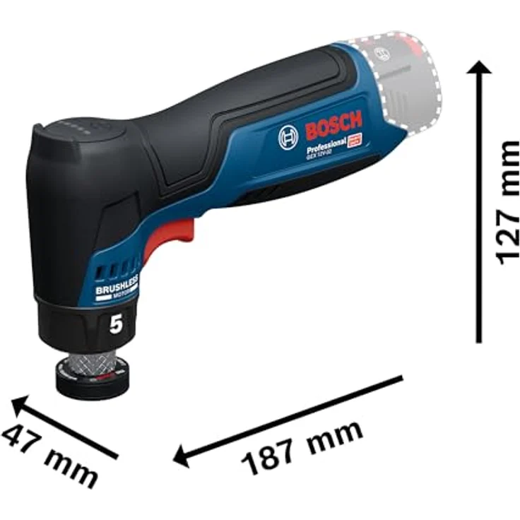 Bosch GEX 12V-32, Exzenterschleifer für effizientes Punktschleifen, bürstenloser Motor, 0,44 kg – Bild 6