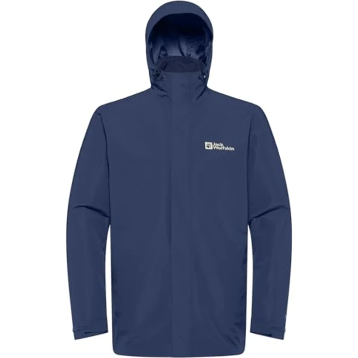 Jack Wolfskin Funktionsjacke ALTENBERG 3IN1, Arbeitsjacke mit TEXAPORE CORE RIPSTOP und recycelten Materialien, blau – Bild 3