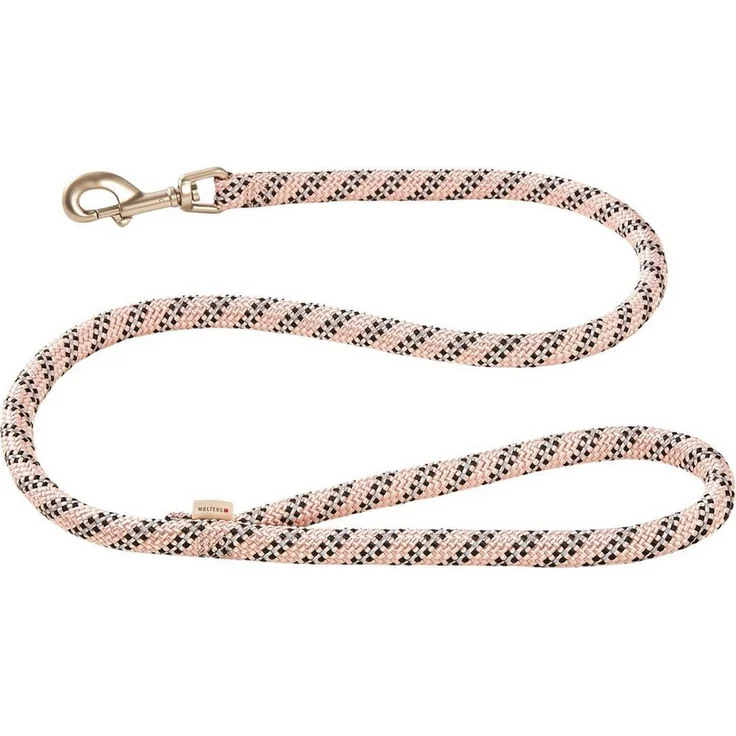 Wolters Cityleine Everest, reflektierende Hundeleine aus Nylon, 1 m, sepia rosa – Bild 1