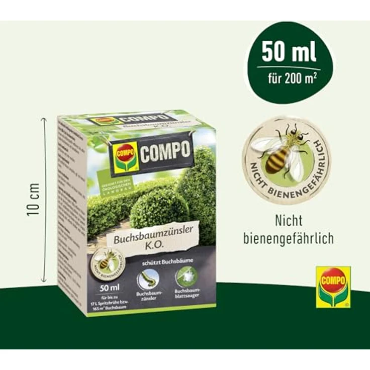 COMPO Buchsbaumzünsler K.O 50 ml – Bild 3