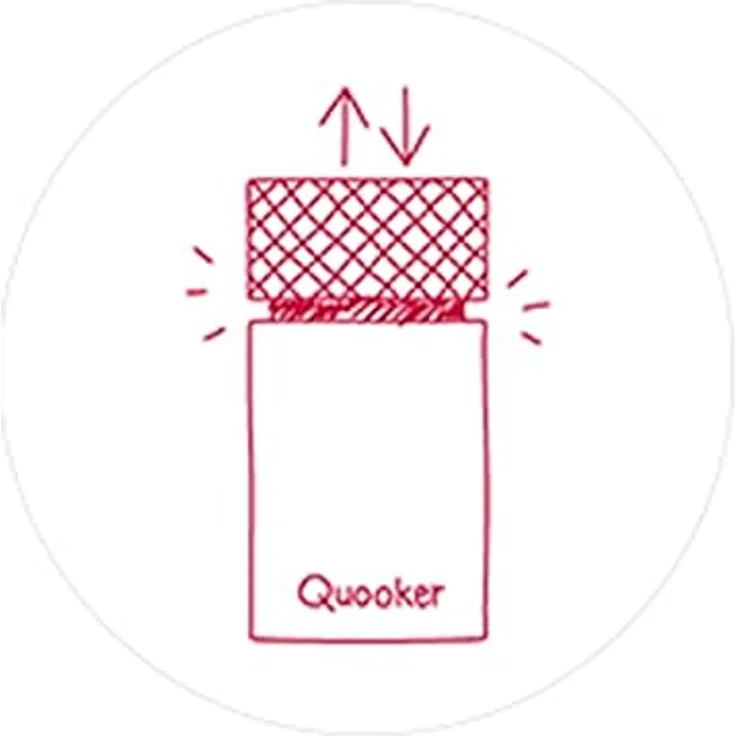 QUOOKER Nordic Round single tap, verchromter Kochend-Wasserhahn mit COMBI Reservoir, 7 Jahre Garantie – Bild 3
