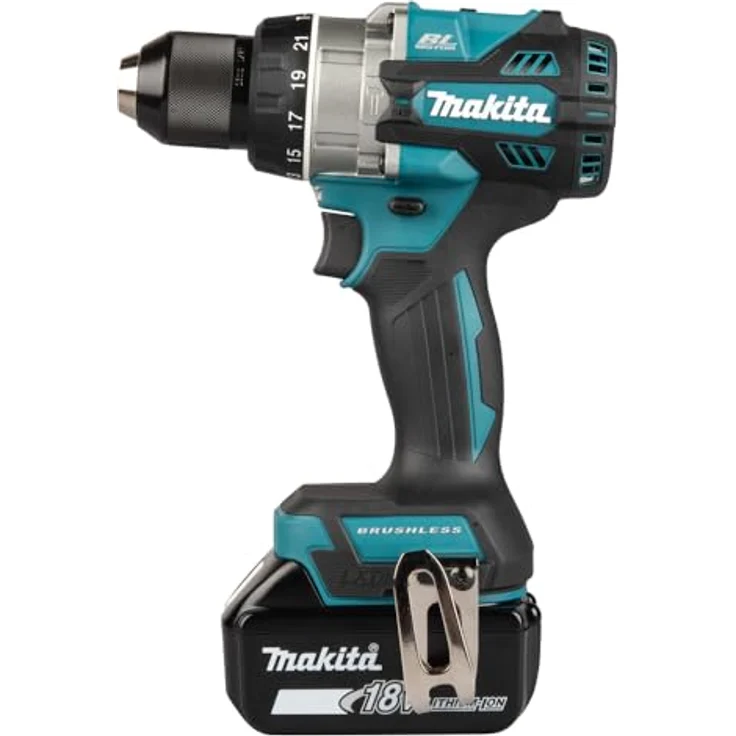 Makita DHP492Z, Akku Schlagbohrschrauber Solo 18V Li-Ion LXT, bürstenlos, max. Drehmoment 130 Nm, LED-Arbeitslicht, XPT staub- und wasserresistent – Bild 5