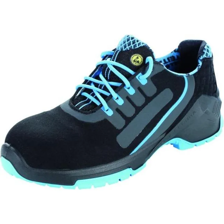 Steitz Secura Halbschuhe VD PRO 1500, Sicherheitsschuhe S2, ESD, Gr. 45, ultraleicht mit Aluminium-Zehenschutzkappe und atmungsaktivem Funktionsfutter