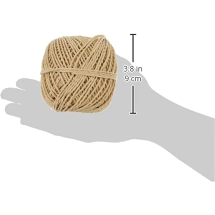Herlitz 8859605 Bindfaden 100 m, Reißkraft 45 kg, Tragfähigkeit 20 kg, braun – Bild 5